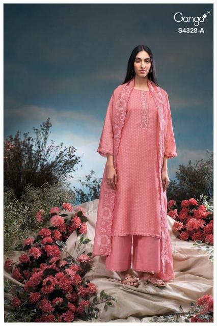 Ganga aneaa 4328 wholesale cod dress materials